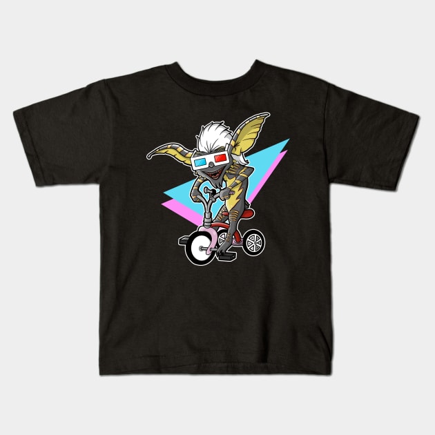 Gremlin Tricycle - RAD Edition Kids T-Shirt by Kevinokev